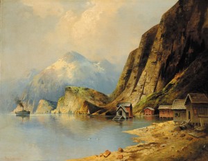 Houses by the lake